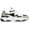 Lander S Schuhe «White Black Beige»