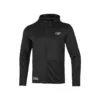 Langarmjacke mit Kapuze und Reissverschluss „Schwarz“