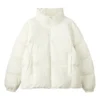 Lifestyle-Serie Kurze Daunenjacke „Weiss“