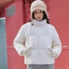 Lifestyle-Serie Kurze Daunenjacke „Weiss“