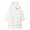 Lifestyle-Serie Lange Daunenjacke «Weiss»