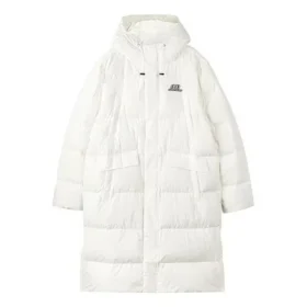 Lifestyle-Serie Lange Daunenjacke «Weiss»