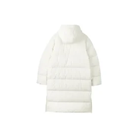 Lifestyle-Serie Lange Daunenjacke «Weiss»