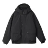 Lifestyle-Serie Waterproof warme Daunenjacke mit Kapuze «Schwarz»