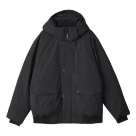 Lifestyle-Serie Waterproof warme Daunenjacke mit Kapuze «Schwarz»