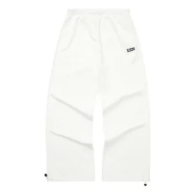 Logo-Buchstaben-Freizeithose „Weiss“