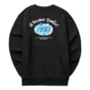 Logo-Grafik-Crew-Sweater «Black Blue White»