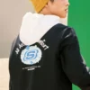 Logo-Grafik-Crew-Sweater «Black Blue White»