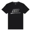 Logo-Grafik-T-Shirt «Black Silver»