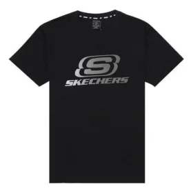 Logo-Grafik-T-Shirt «Black Silver»
