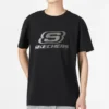 Logo-Grafik-T-Shirt «Black Silver»