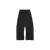 Logo Letter High-Waist-Freizeithose «Black»