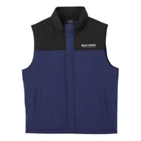 Logo Small Patchwork Sports Standkragen-Daunenweste «Multi-Color»