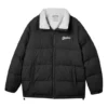 Lässige Daunenjacke «Black White»