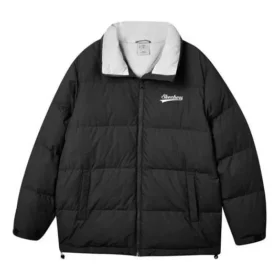 Lässige Daunenjacke «Black White»