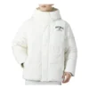 Lässige Daunenjacke «White Black»