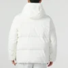 Lässige Daunenjacke «White Black»
