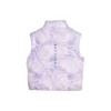 Lässige Daunenweste „Purple White“