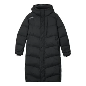 Lässige lange Daunenjacke «Black»