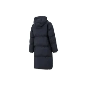 Lässige lange Daunenjacke «Black»