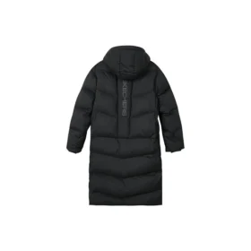 Lässige lange Daunenjacke «Black»