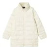 Lässige lange Daunenjacke «Multu-Color»