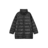 Lässige lange Daunenjacke «Multu-Color»