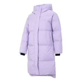 Lässige lange Daunenjacke «Purple»