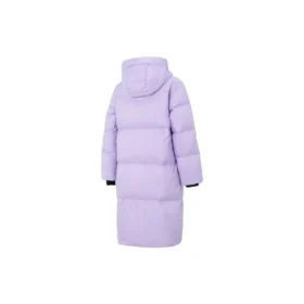 Lässige lange Daunenjacke «Purple»