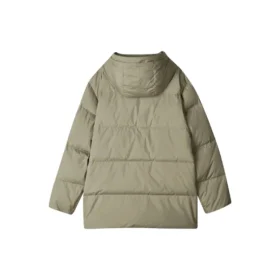 Lässige lange Daunenjacke «Teal»