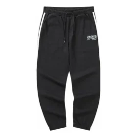 Lässige Webhose „Schwarz-Weiss“