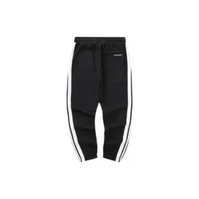 Lässige Webhose „Schwarz-Weiss“