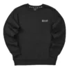 Lässiger Langarmpullover mit Logo-Print „Schwarz-Weiss“