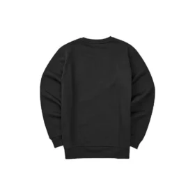 Lässiger Langarmpullover mit Logo-Print „Schwarz-Weiss“