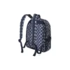 Lässiger Rucksack mit Buchstabenprint «Navy White»