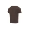 Lässiges Kurzarm-T-Shirt «Brown White»