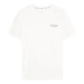 Lässiges Sport-T-Shirt mit kurzen Ärmeln «White Yellow»