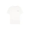 Lässiges Sport-T-Shirt mit kurzen Ärmeln «White Yellow»