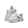Marathon-Schuhe «Weiss Rosa Schwarz»