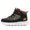 Microspec Zovox Blended Velcro Schuhe «Schwarz Grau Rot»