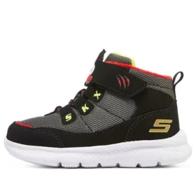 Microspec Zovox Blended Velcro Schuhe «Schwarz Grau Rot»
