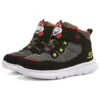 Microspec Zovox Blended Velcro Schuhe «Schwarz Grau Rot»