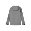 Modische gewebte Kapuzenjacke «Grey»