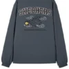Neujahrs-Jacke zum Jahr des Drachen, lässig, Baumwolle, mit Grafik, «Grau»