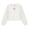 Neujahrskollektion: Lässiges Langarm-T-Shirt «White Red»