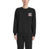 Number Printed Crew Sweatshirt «Grey Black White»