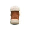 On-the-GO Joy Pompom Schneestiefel «Braun-Weiss»