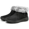 On-the-GO Joy Schneestiefel mit Fell «Schwarz-Weiss»