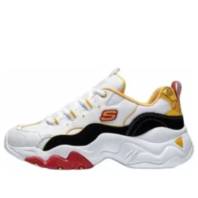One Punch Man x Skechers D lites 3.0 Low-Top-Laufschuhe Weiss/Schwarz/Gelb