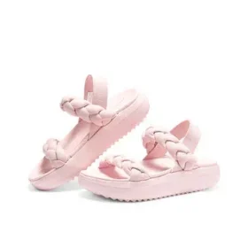 Plateausandalen «Pink»